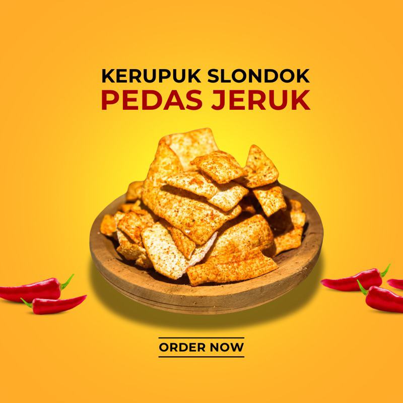 

Kerupuk Slondok Pedas Jeruk