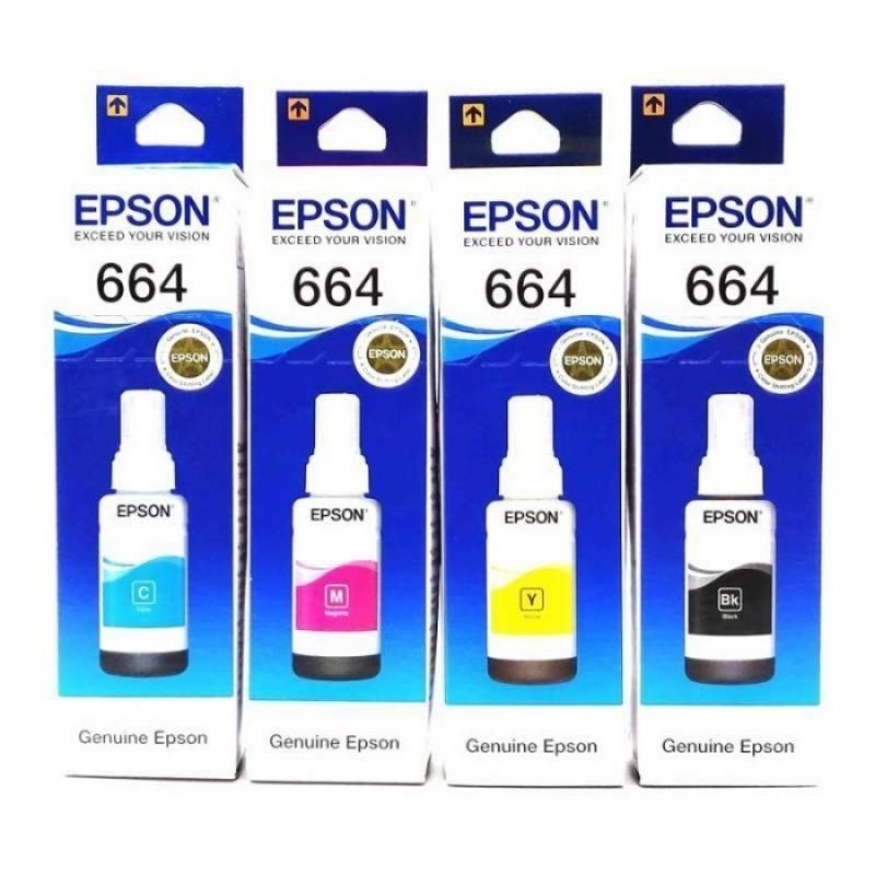 TINTA EPSON 664 ORIGINAL L380/L385/L405/L485/L550/L555