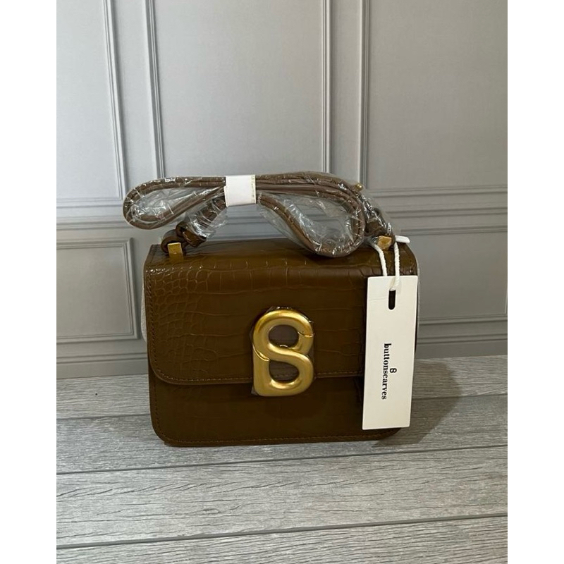 Audrey 2.0 Small Bag Buttonscarves Wood NEW