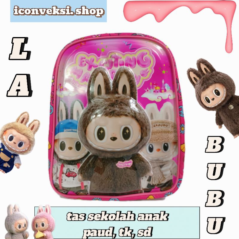 tas labubu anak cewe, tas labubu cowo, tas anak murah, tas anak nyala led, tas sekolah ank tk paud s