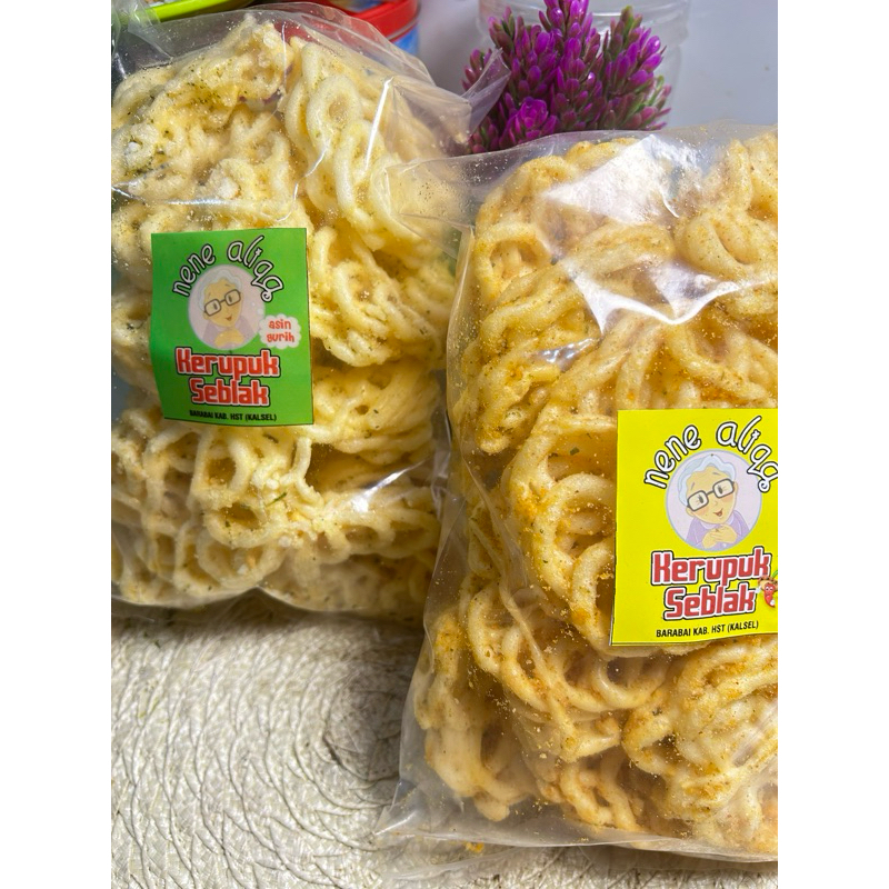 

KERUPUK SEBLAK NENE ALIQA/PEDAS
