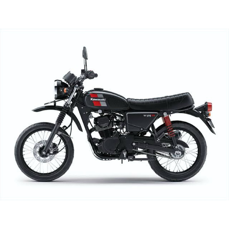 STICKER LIST TANGKI KIRI W175 TR W 175 ORIGINAL KAWASAKI