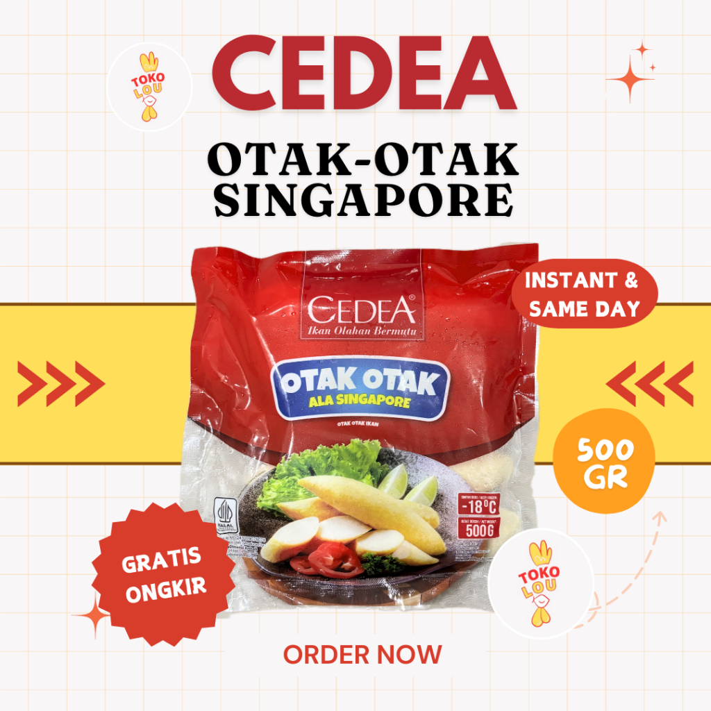 

CEDEA OTAK-OTAK SINGAPORE 500GR