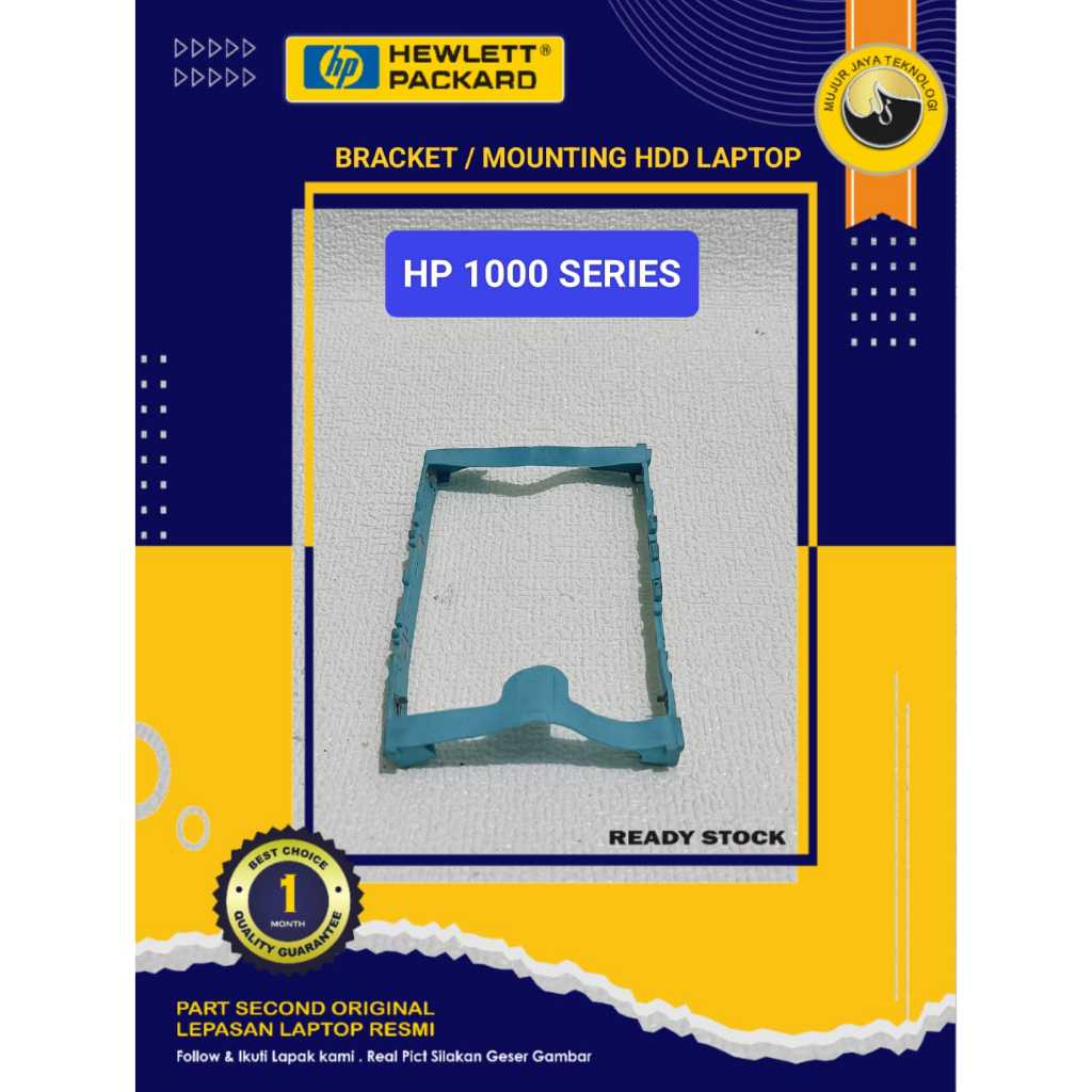 Bracket Hardisk Docking Mounting Bezel Frame HDD Laptop HP 1000 series 1000-1309TU Bekas Second