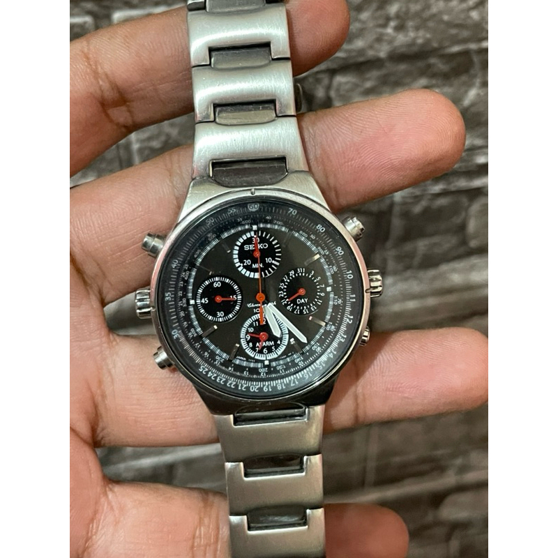 SEIKO FLIGHTMASTER ALARM 1990 RARE ITEM