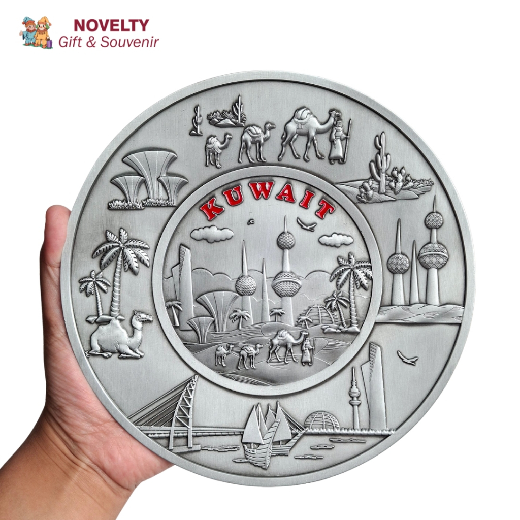 Souvenir pajangan piring Kuwait oleh oleh negara Kuwait