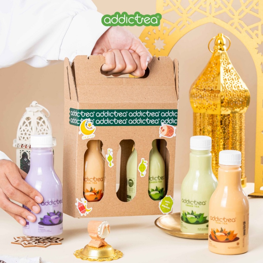 

Addictea Aqilla, Arsya Hampers Idul Fitri Botol Milktea dan Rimpang Special For Eid Al FItr