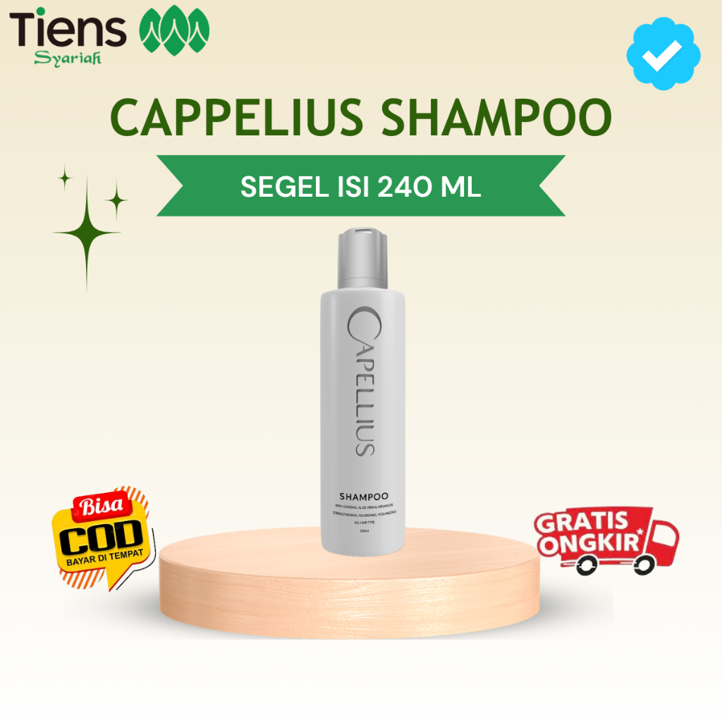 TIENS SHAMPO CAPPELIUS SAMPO SHAMPOO UNTUK PEMANJANG RAMBUT RONTOK RUSAK PARAH PENGHILANG ANTI KETOM