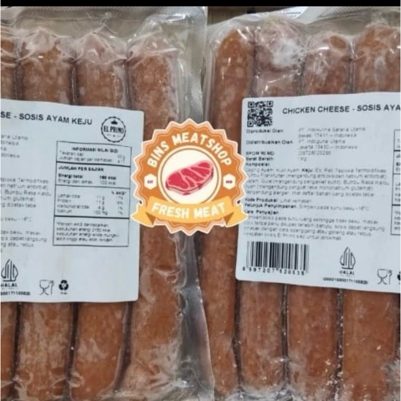 

EL PRIMO CHICKEN CHEESE SAUSAGE 1kg