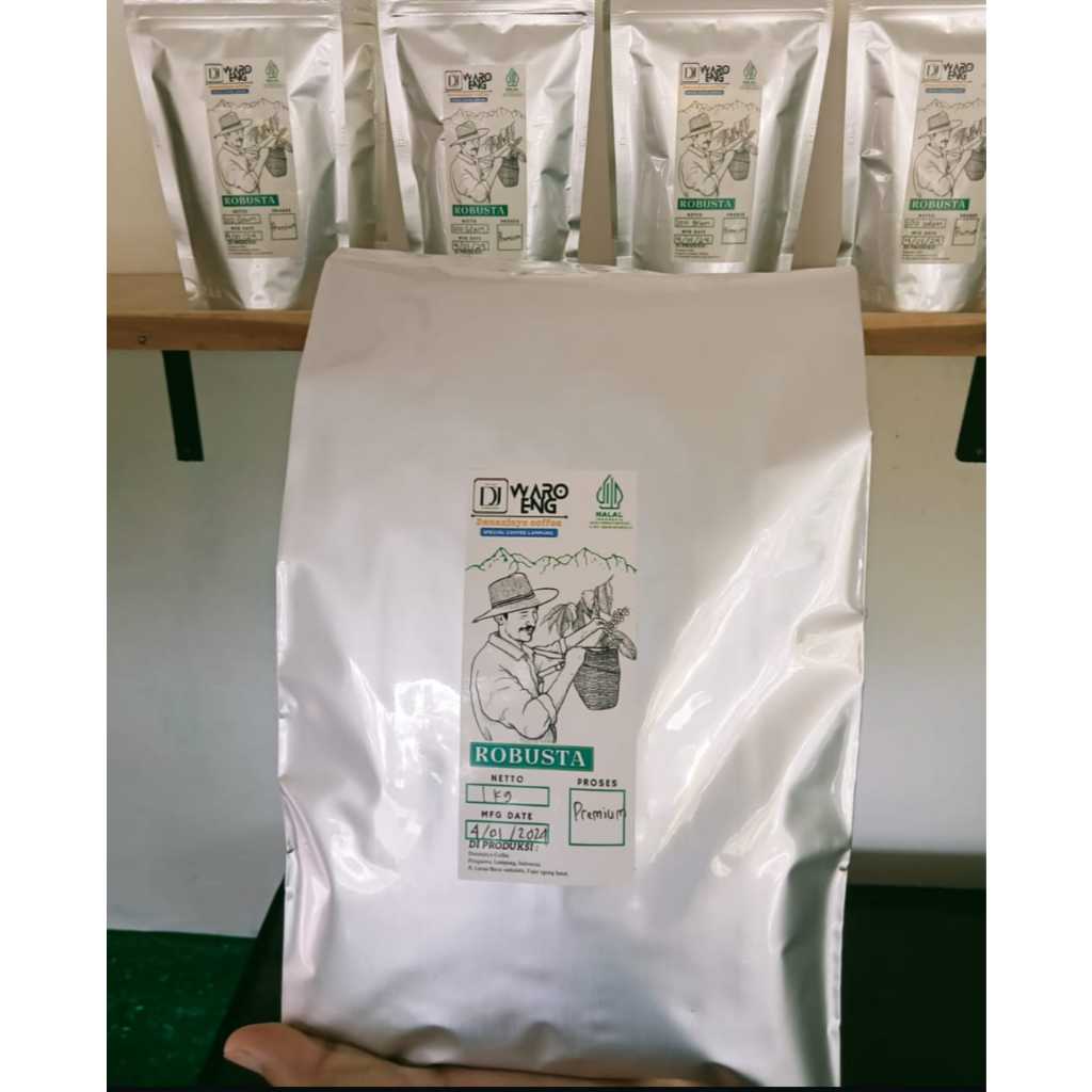 

Danajaya coffee Robusta Ulubelu 1kg