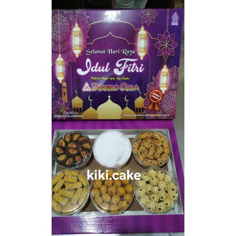 

Paketan Kue Kering isi 6 Premium Merek Double Cola Ungu