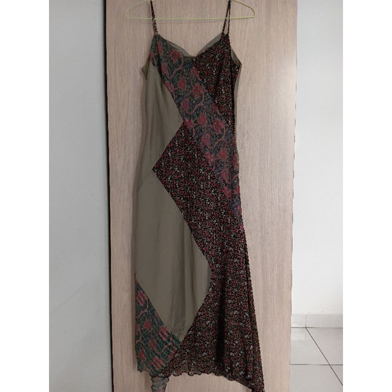 Dress batik tali kecil (tali spagethi)