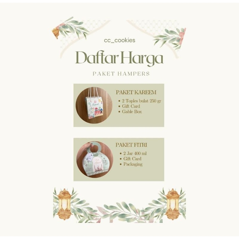 

Hampers Kue Kering Lebaran 2025 / Parcel Lebaran Kue Kering 2025 / Custom Hampers Lebaran 2025