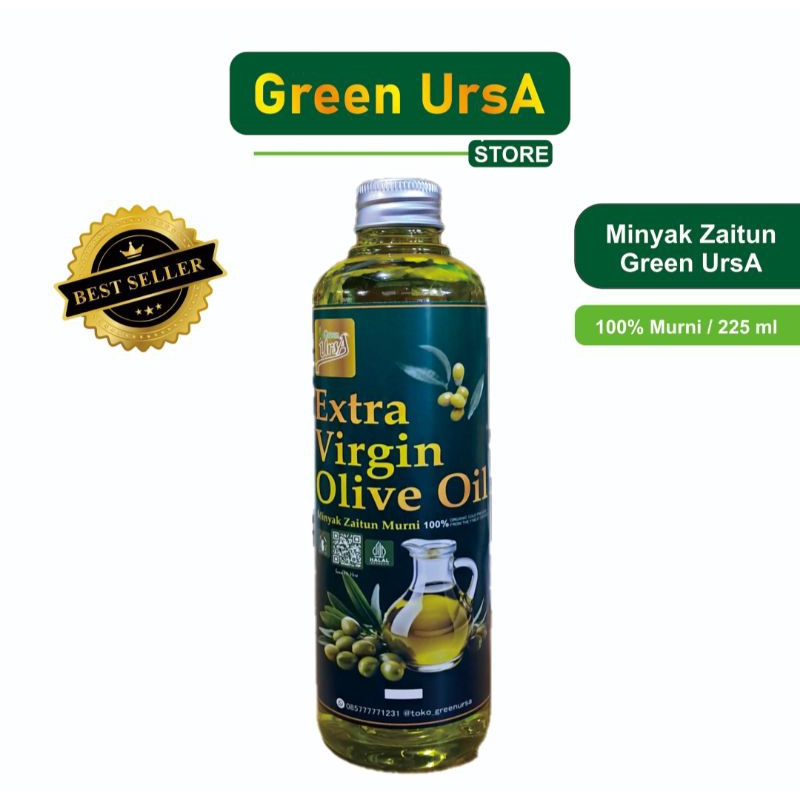 

MINYAK ZAITUN EKSTRA VIRGIN OLIVE OIL 225ml GREEN URSA
