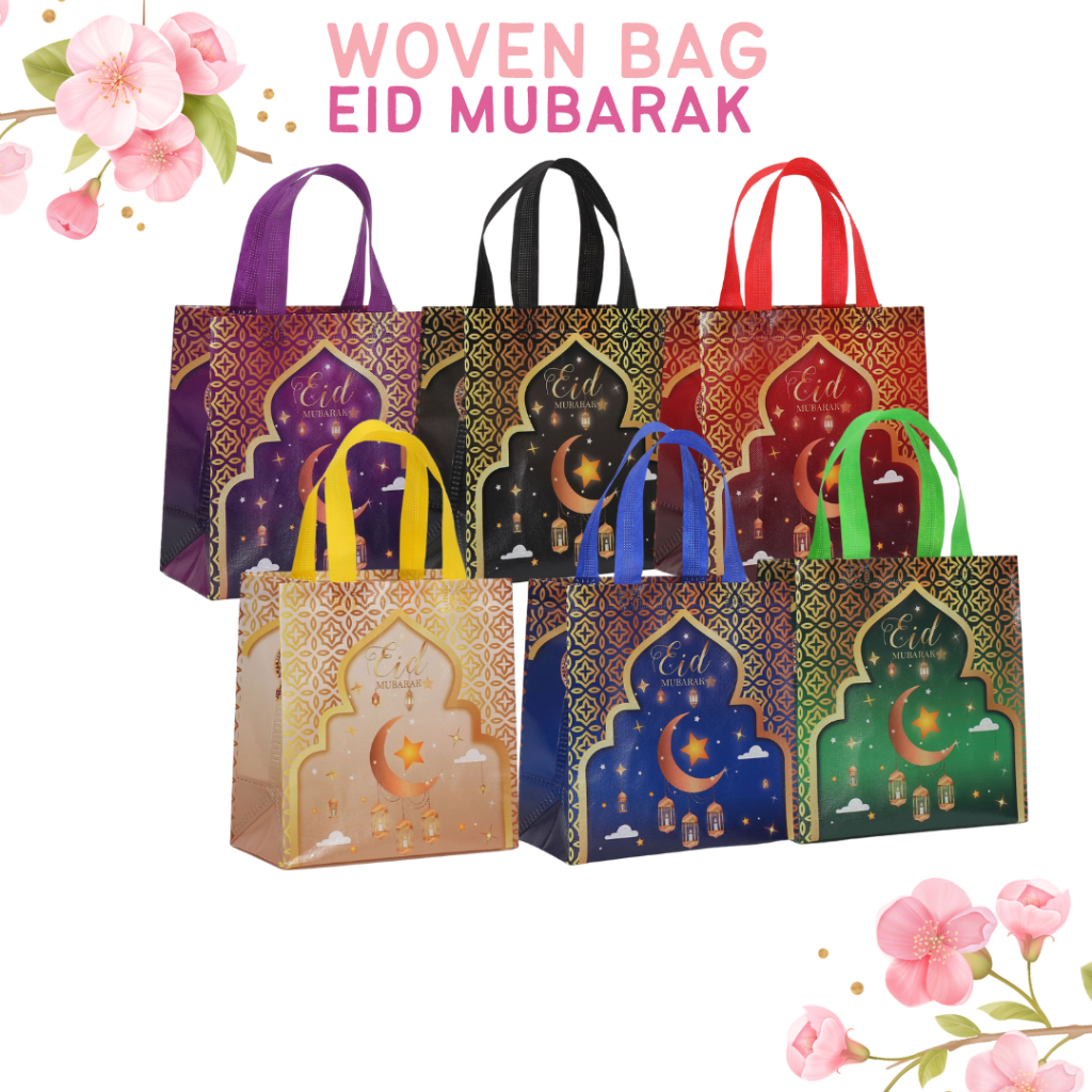 

Goodies Bag Non woven Hari Raya Eid Mubarak / Goodies Bag Lebaran