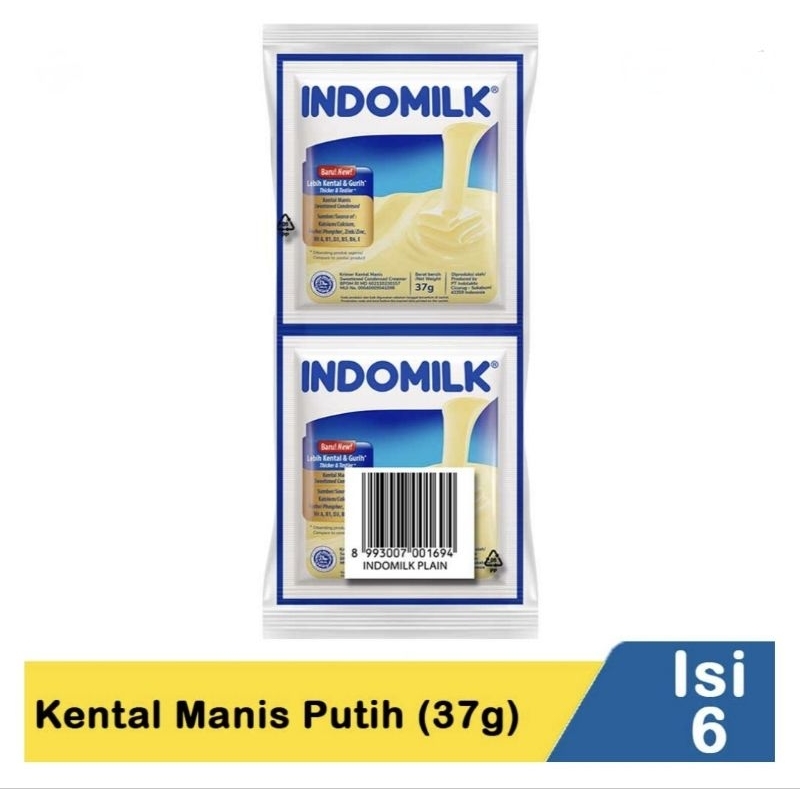 

Indomilk Kental Manis 6 × 37g