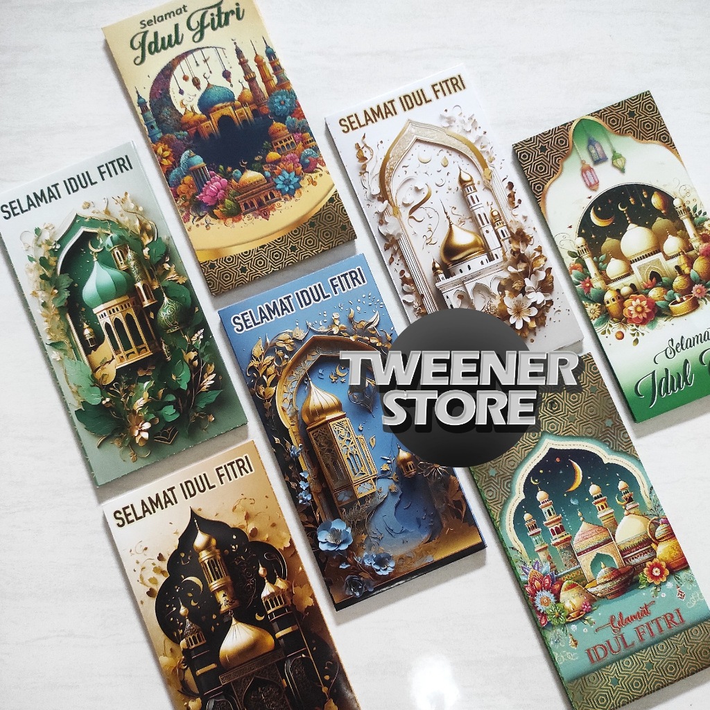 

(1PACK) AFP SIMPATY AMPLOP LEBARAN PANJANG Idul Fitri Ramadhan | 1 Pack isi 6pcs