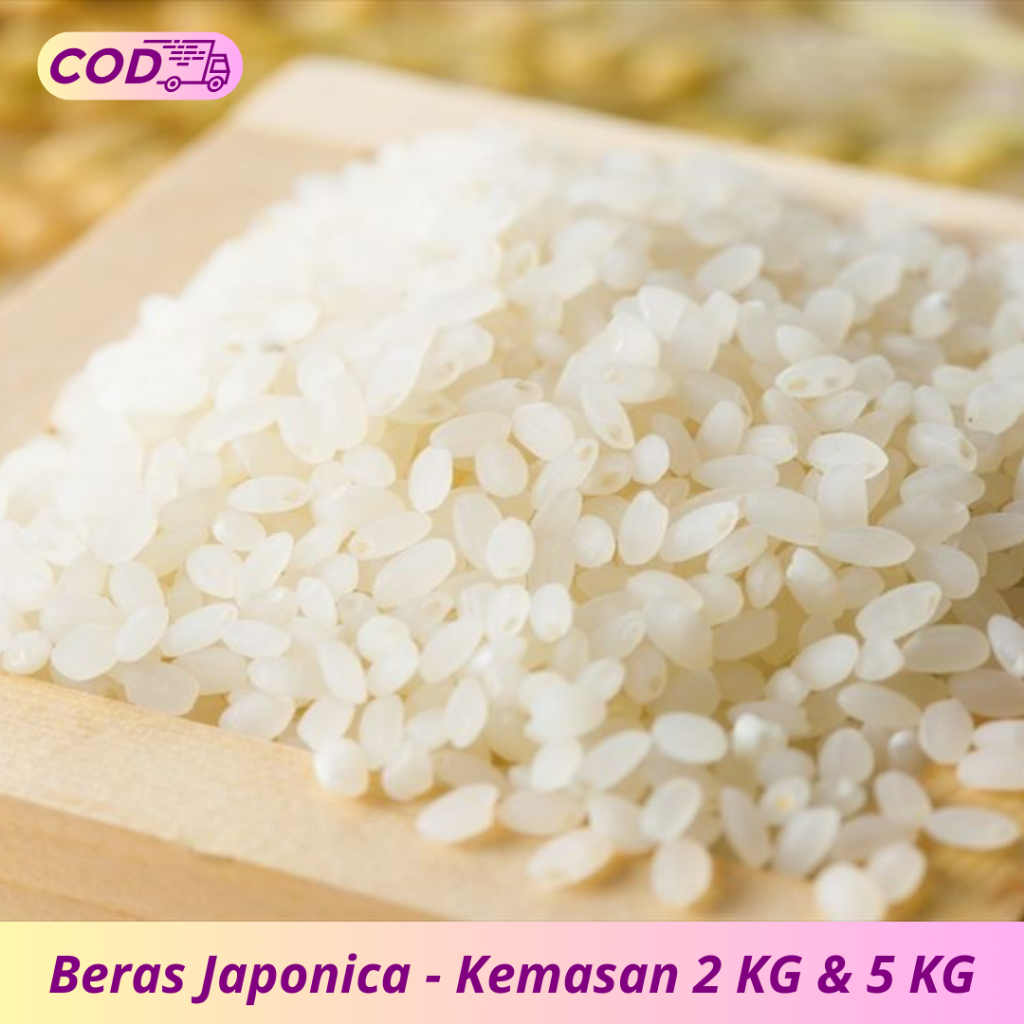 

Kemasan Beras Japonica - Berat: 2 kg & 5 kg - Kualitas Terbaik Untuk Sushi & Onigiri - Aroma Harum - Rasa Auntentik - Beras Jepang
