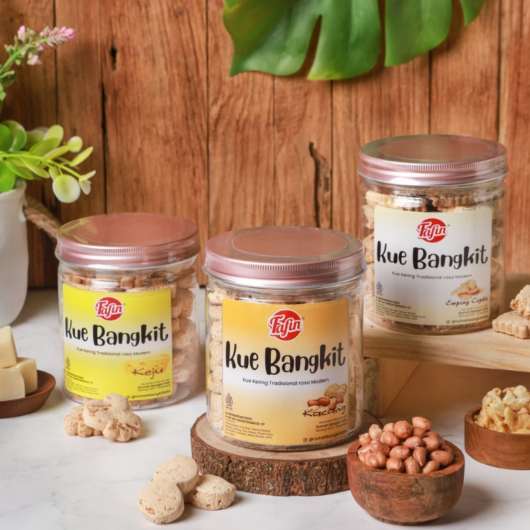 

FAFIN Kue Bangkit Aci Toples 6 Varian Rasa 230gr