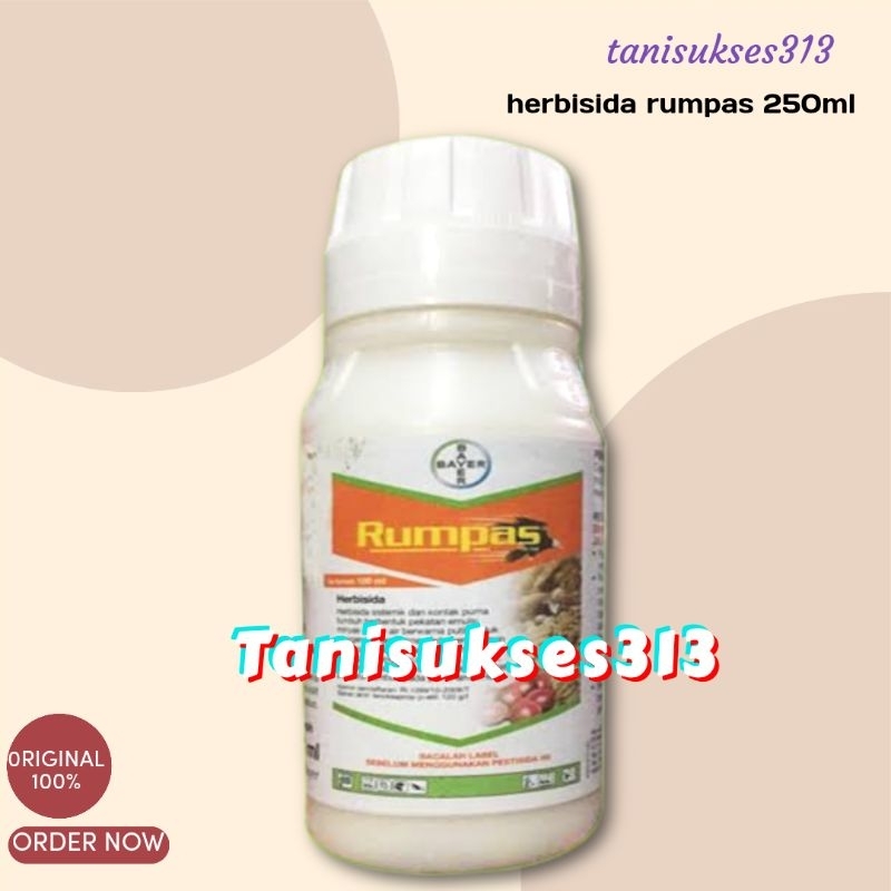 Herbisida rumpas 250ml racun gulma kacang kacangan dan padi