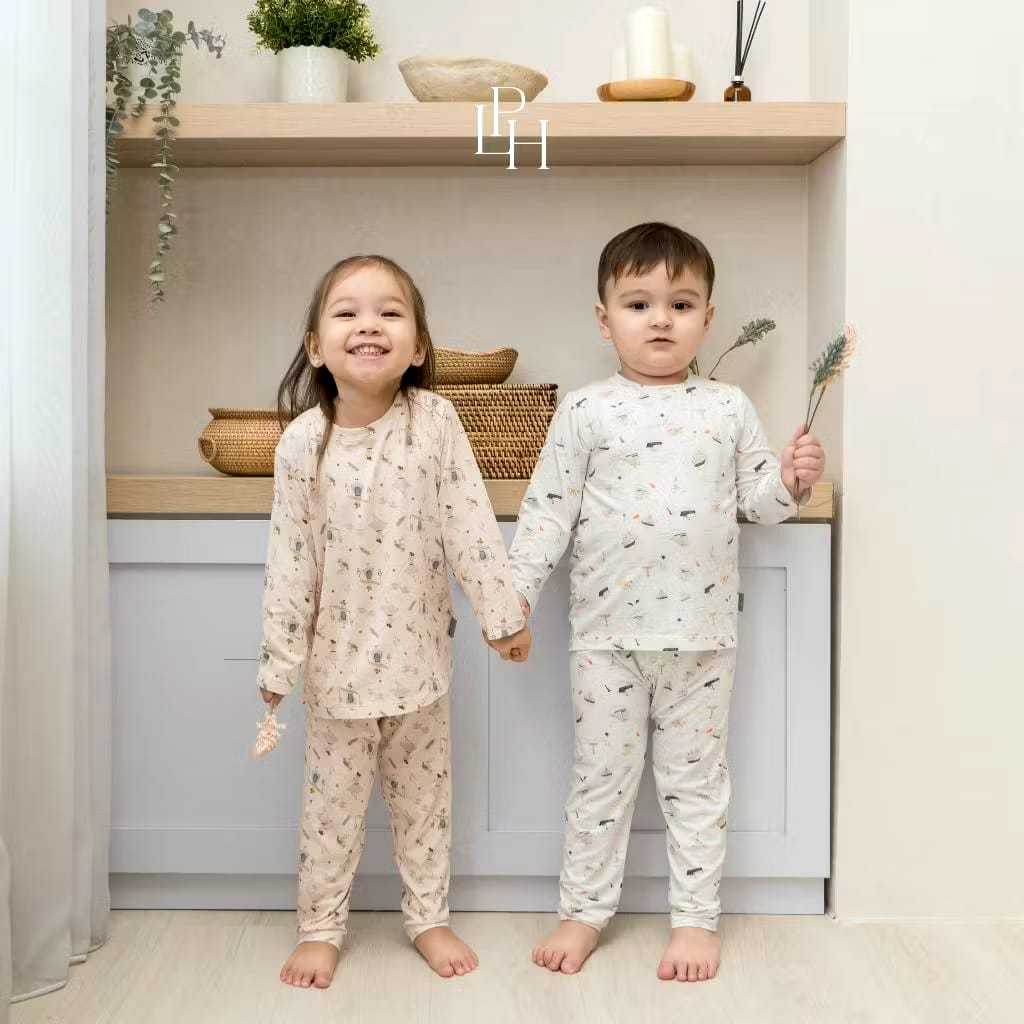 Little Palmerhaus - Tencel Kids Pajamas (Piyama Tencel Anak) - Baju Tidur Anak