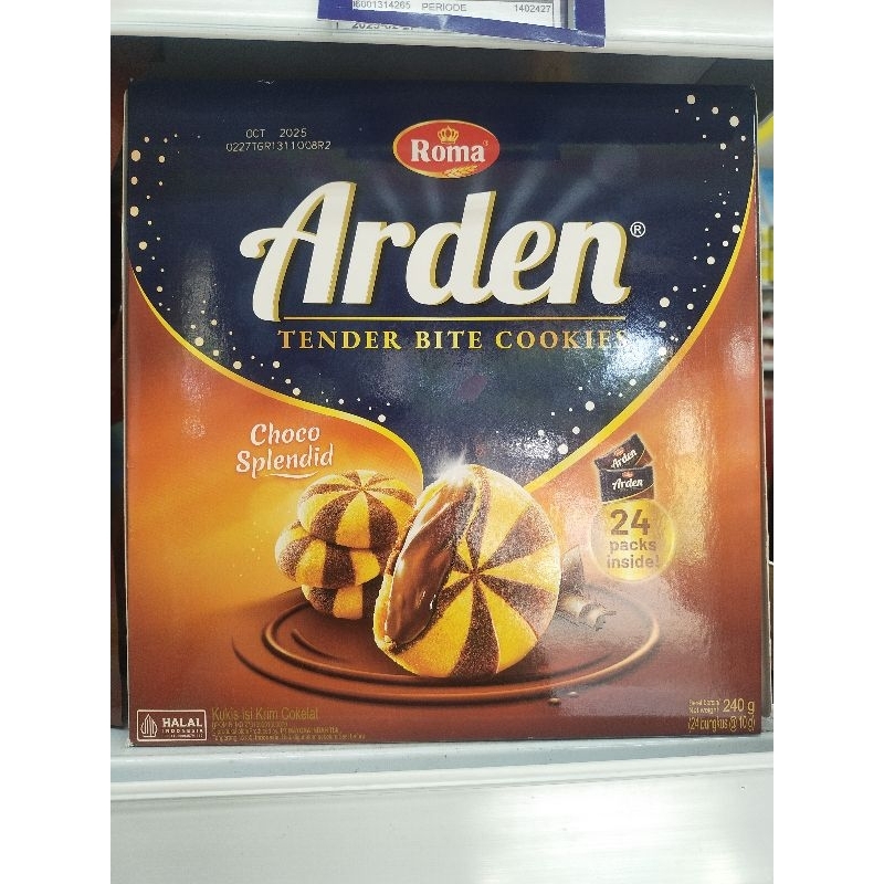 

ARDEN TENDER BITE COOKIES CHOCO SPLENDID 24 PACK INSIDAL