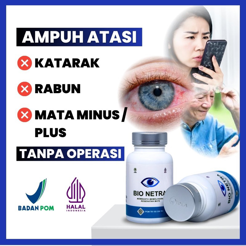 BIO NETRA HERBAL AMPUH ATASI MATA RABUN DAN KATARAK