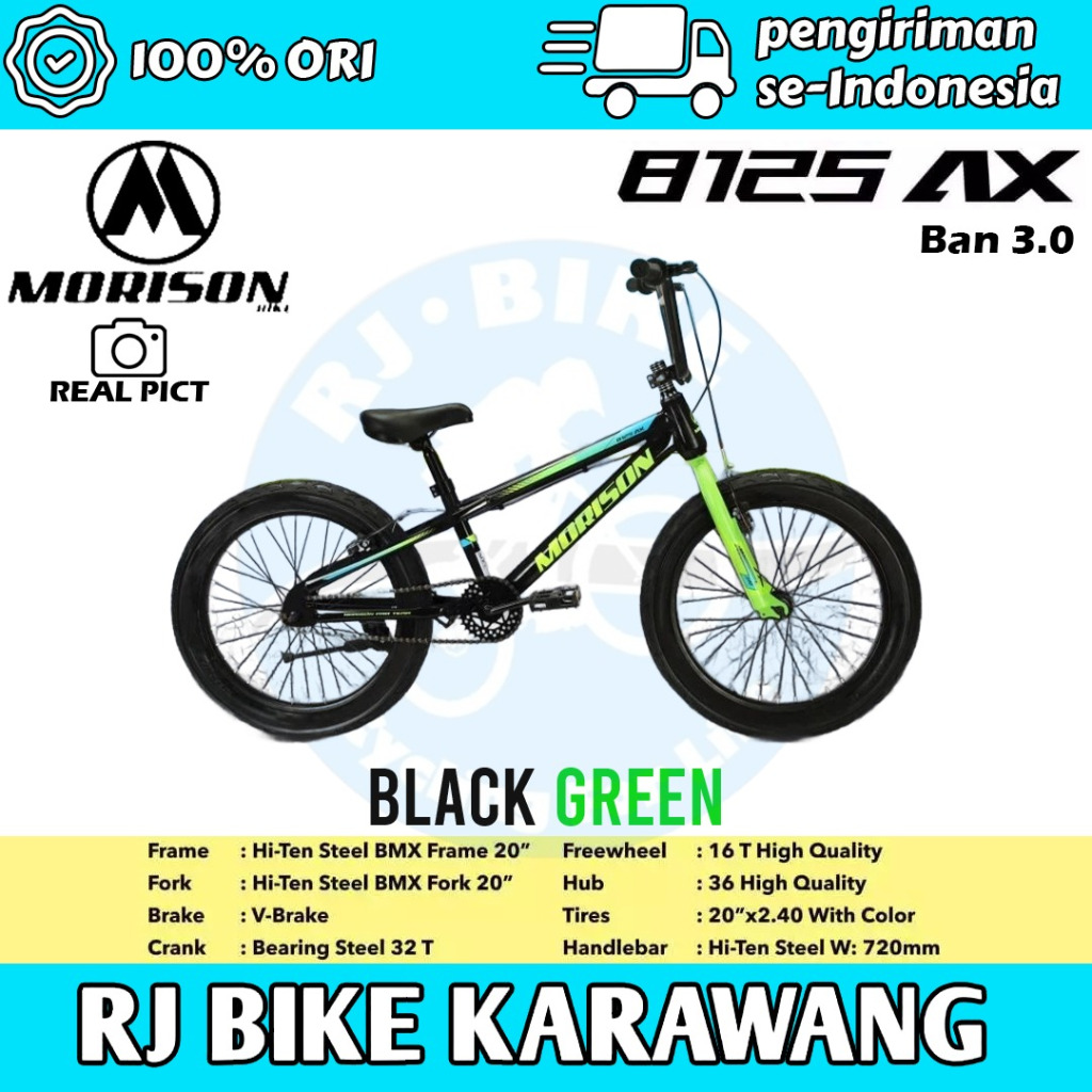 SEPEDA BMX 20" MORISON BMX 8125 AX BAN 3.0