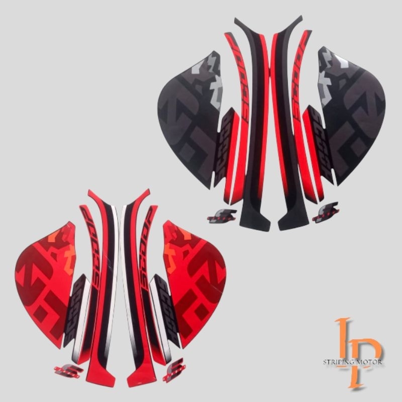 Stiker Striping Lis Polet Bodi Motor Scoopy Sporty 2020