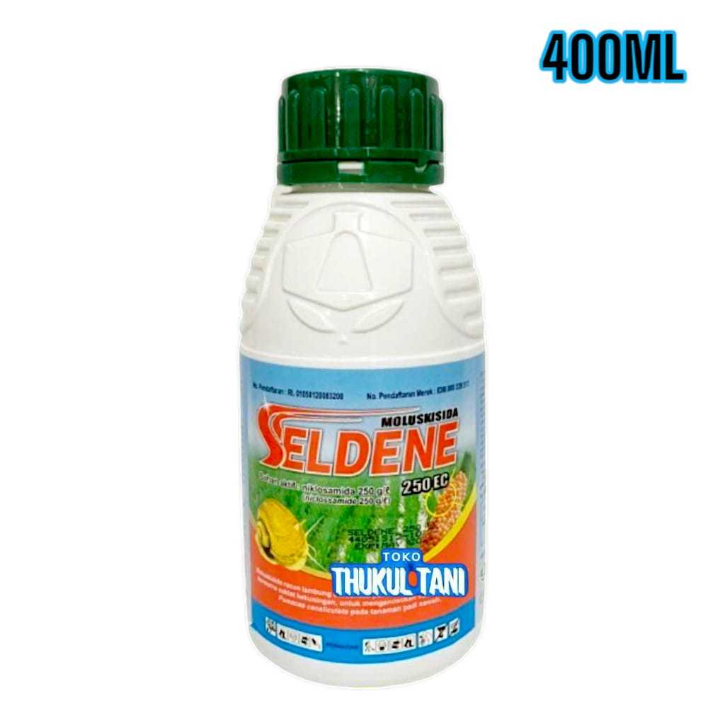 SELDENE 400ML 250EC OBAT SIPUT CAIR MOLUSKISIDA RACUN PEMBASMI HAMA KEONG MAS BEKICOT SAWAH AMPUH