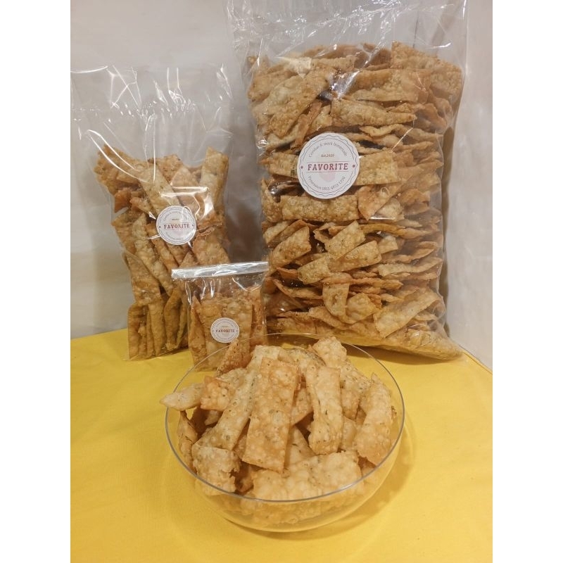 

250gr Snack Favorite Keripik Pangsit Termurah