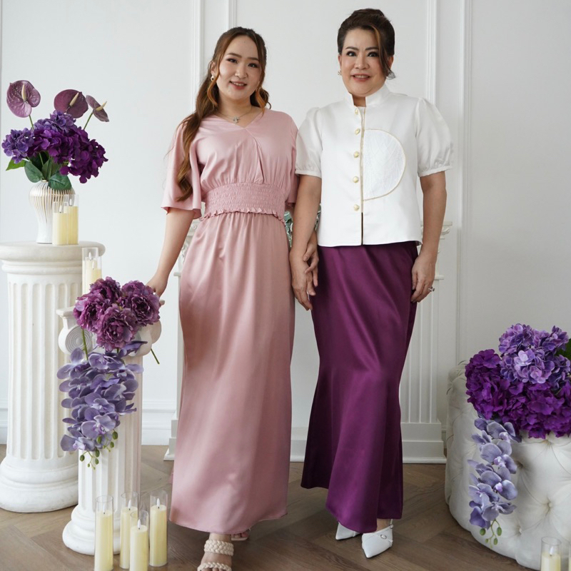 (Victoria Wear House) Ana Satin Maxi Skirt - Rok Panjang Highwaist Model Mermaid Duyung Bahan Satin 