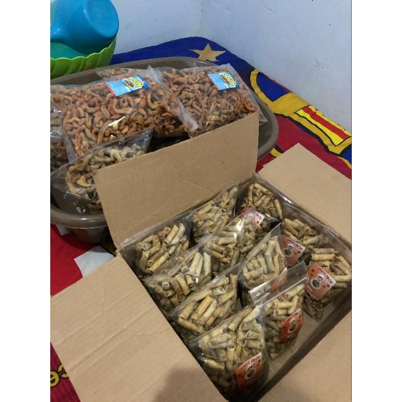 

usus krispy 1kg / 500 gram dan sumpia 1kg / 500 gram