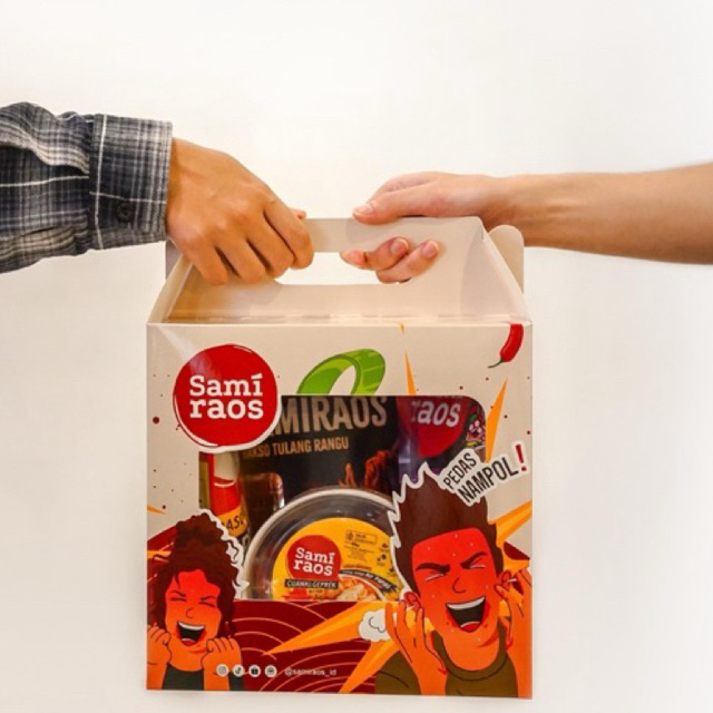 

Paket Hampers Samiraos-1 hampers box isi 5 pcs