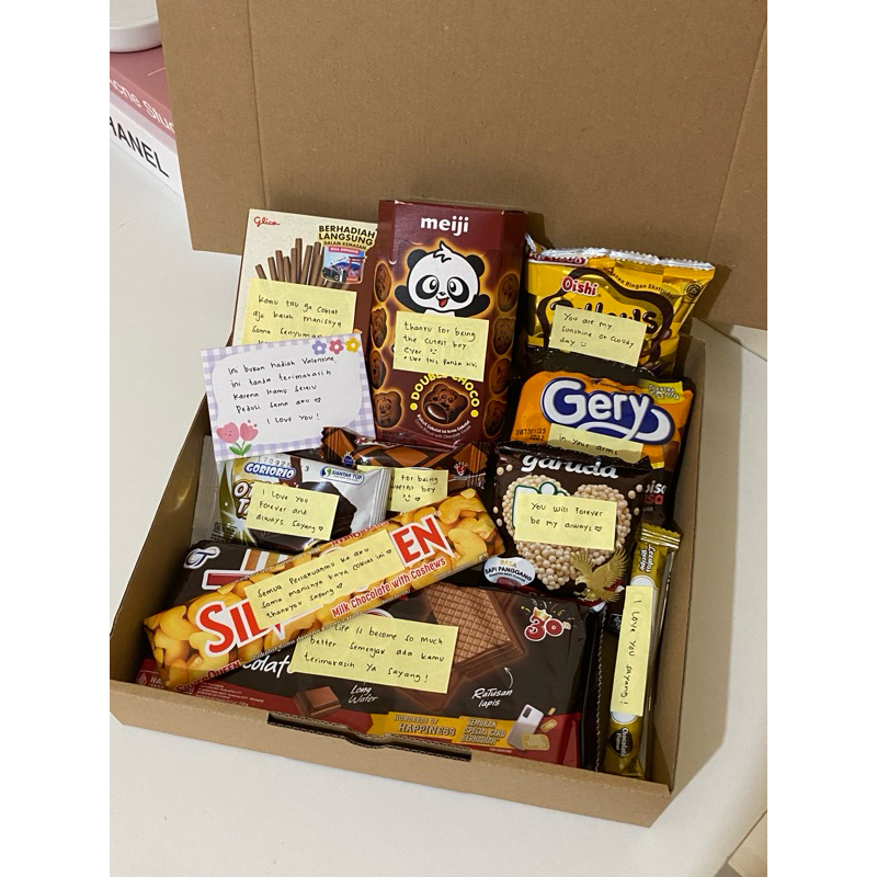 

snack box + kata kata di setiap snack