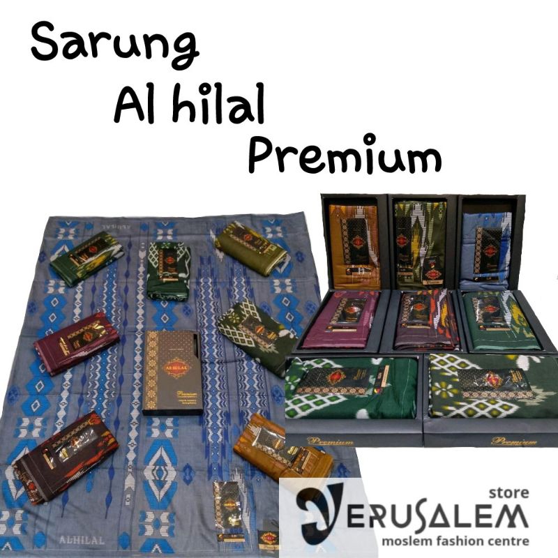 Sarung Al Hilal Premium Kembang dan Warna