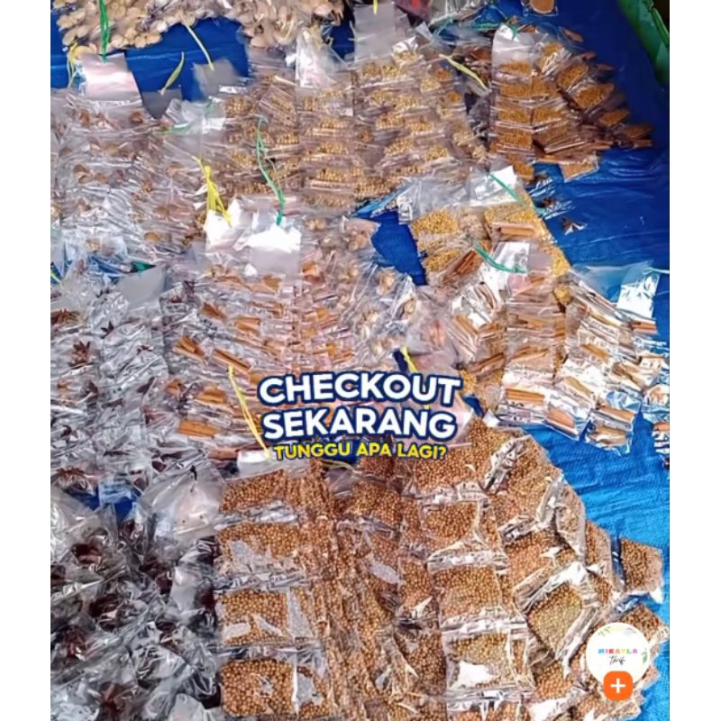 

bumbu renceng 1 renceng isi 10 sachet
