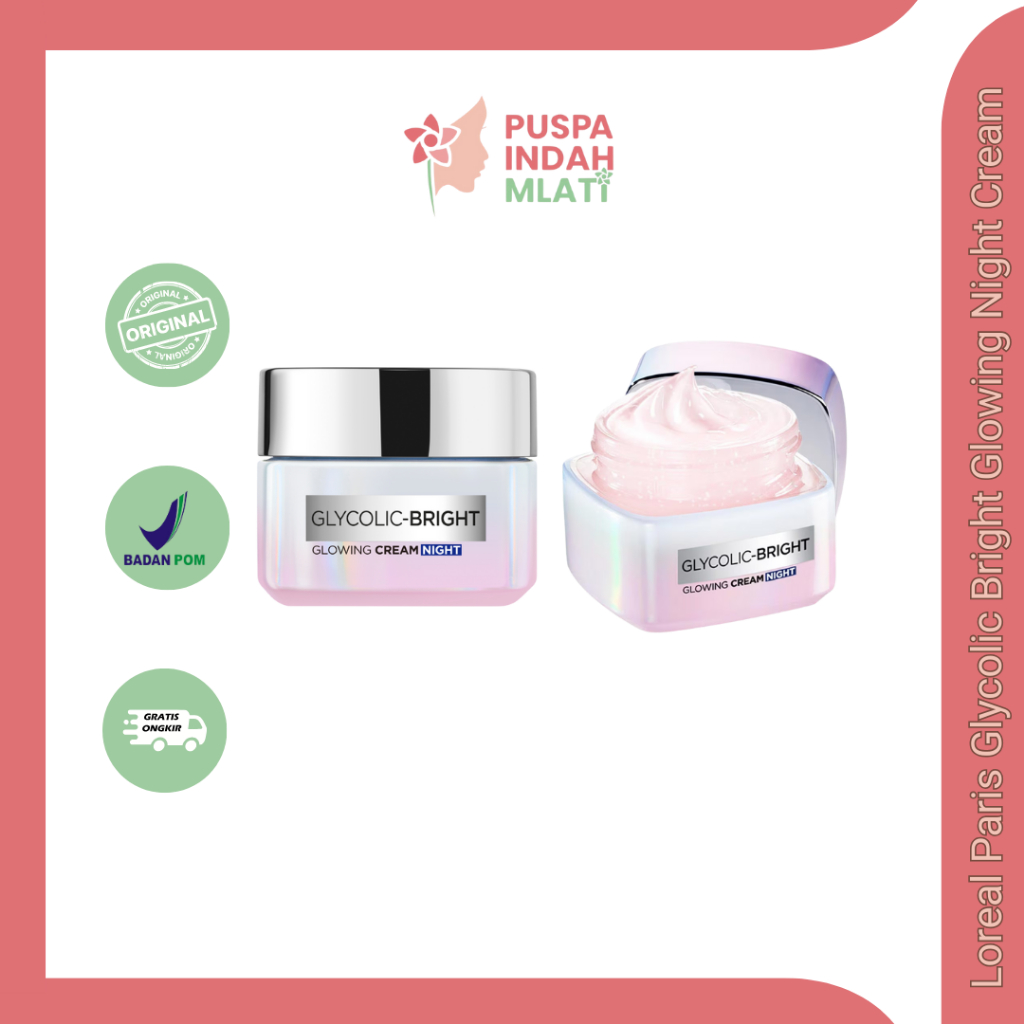 Loreal Paris Glycolic Bright Glowing Night Cream