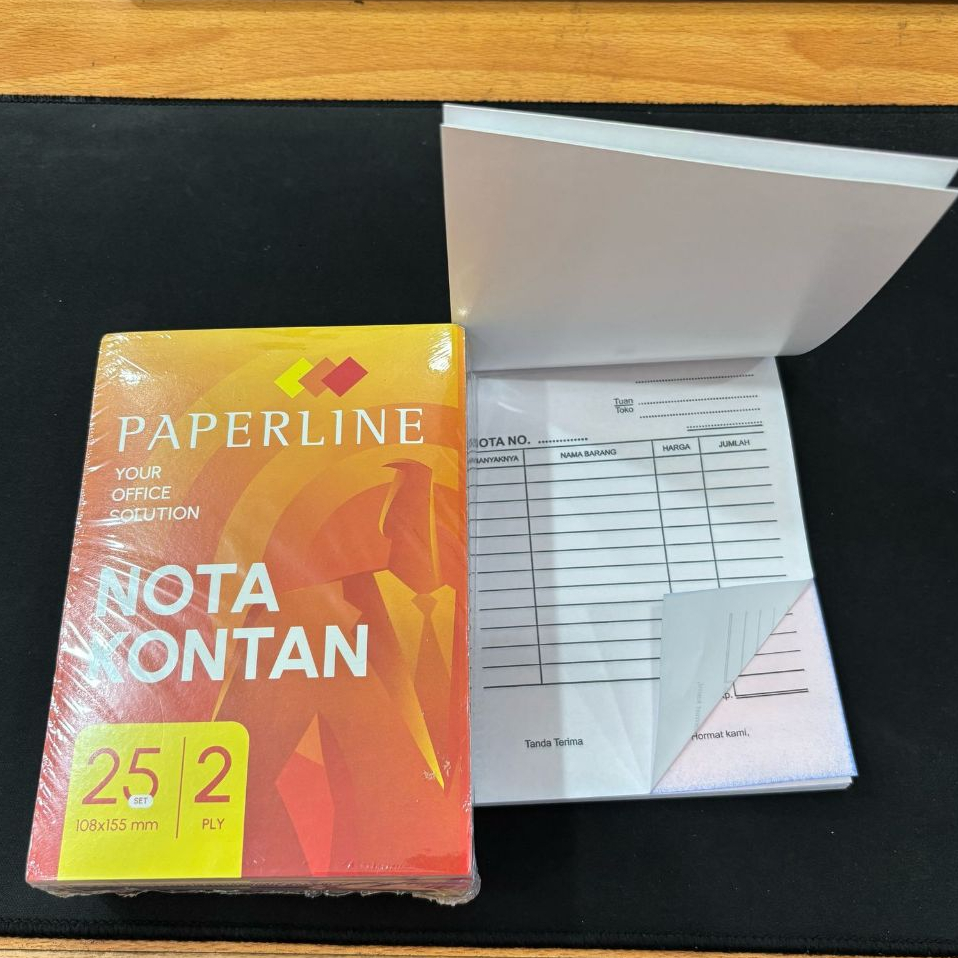 

Buku Nota Kontan 2 Ply Kecil Paperline / Nota Kontan 2 rangkap Kecil / Buku Nota paperline Kecil