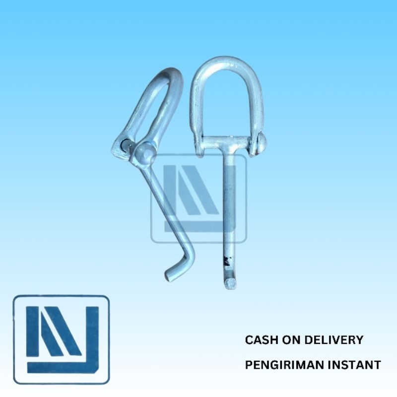 Overval / Overpal Polos Pengait Kunci Rolling Door