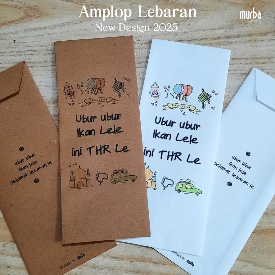 

Amplop Lebaran 2025 | Amplop Idul Fitri Panjang Aesthetic ubur ubur ikan lele (isi 10 pcs)