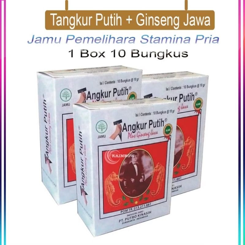 

jamu tangkur putih plus ginseng jawa isi 10 pcs