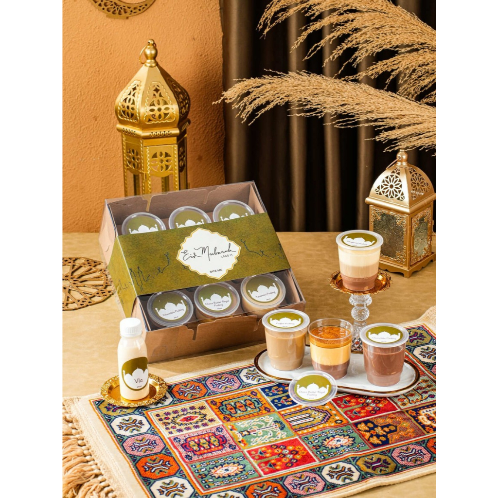 

Nabawi Hampers (Puding isi 9 + Vla) Lebaran 2025 / Eid Hampers / Parcel Lebaran