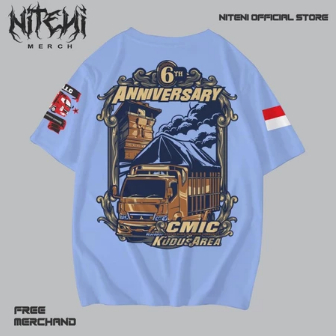 Promo Kaos Truck Cmic Anniversary Kudus 6Th Original Kaos Truck Mania Kaos Distro Truck Mania Cmic I