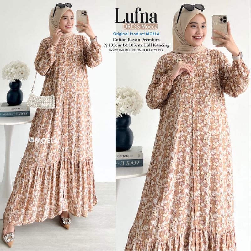 Lufna Dress Original berlabel moela