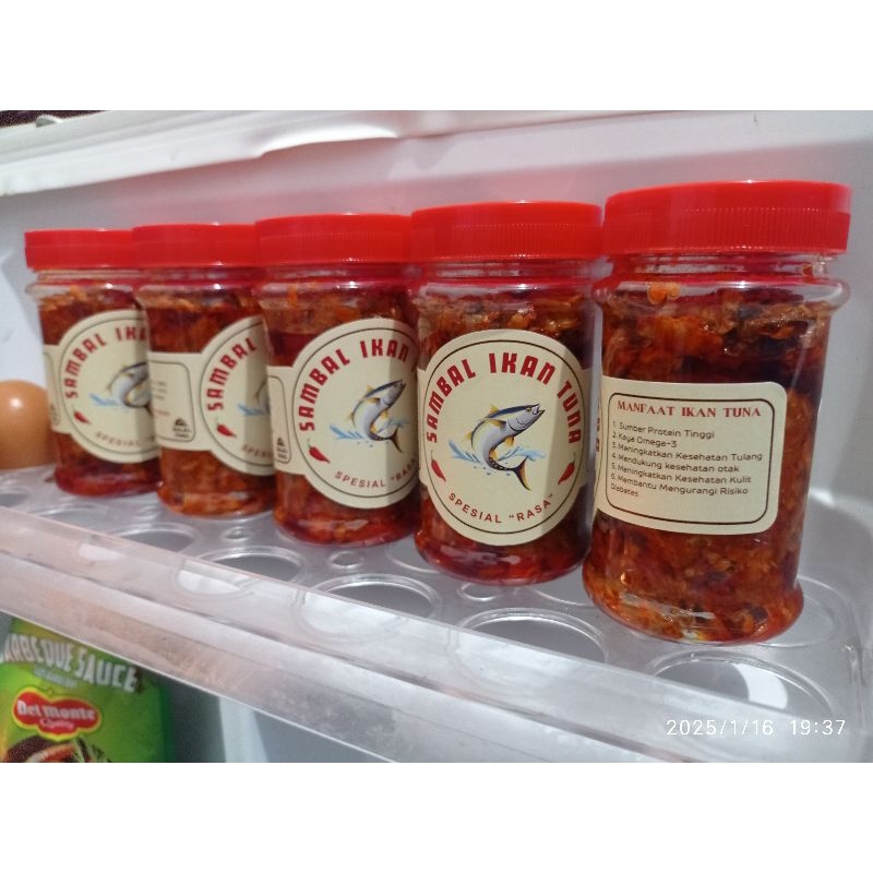 

SAMBAL IKAN TUNA “POENYA RaSa” berat per kemasan ±200gr
