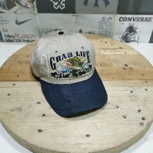 TOPI SECOND DUA WARNA GAMBAR IKAN