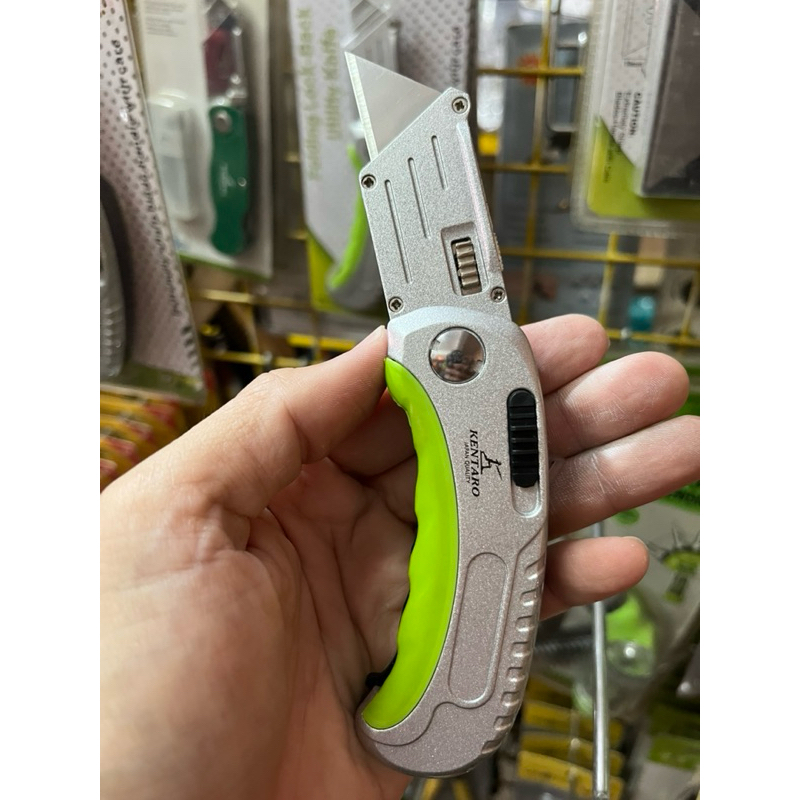 

pisau cutter Kentaro KTR675 Folding lock back utility knife