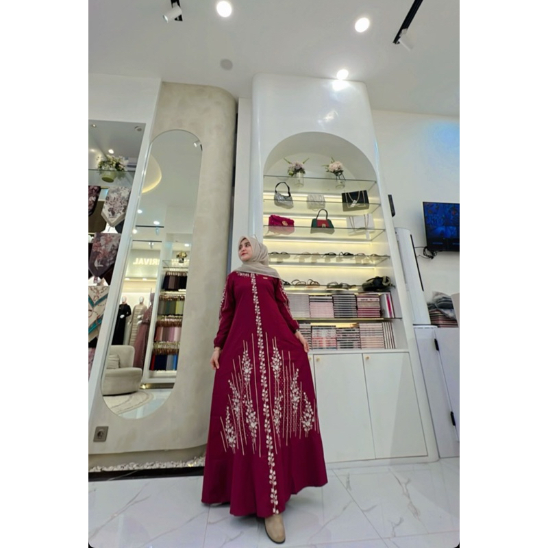 gamis bordir aceh