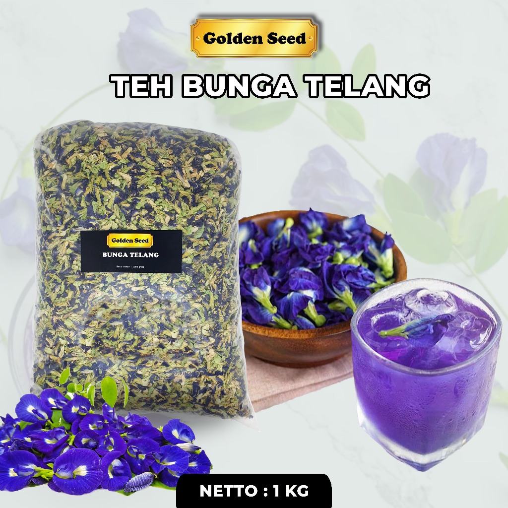 

BUNGA TELANG KERING 1000 GRAM / BUNGA TELANG KERING ORGANIK 1000 GR / TEH BUNGA TELANG 1000GR / TEH BUNGA TELANG GRADE A 1KG